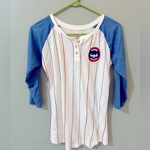 Wright & Ditson Cubs baseball shirt women medium baseball